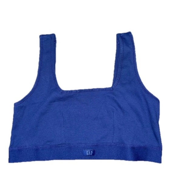 GAP Other - GAP BODY Bralette XL Cotton Ribbed Navy Blue NEW
